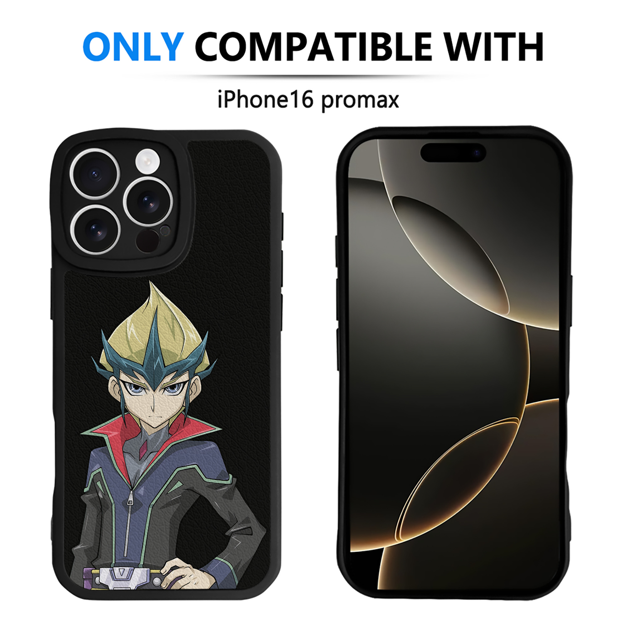 遊☆戯☆王 Yu-Gi-Oh! 【iPhone 16シリーズ対応】シリコンスマホケース（レザー調） 材質：シリコン